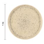 Plato para Cena Uno Crema de 11 Plg