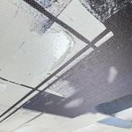 Cuadro Abstracto Moderno en Tonos Azules