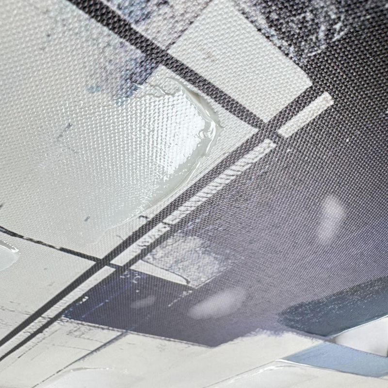 Cuadro Abstracto Moderno en Tonos Azules