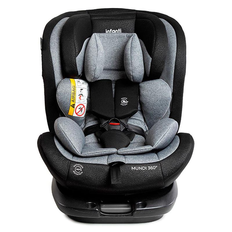 Silla para Carro Convertible Mundi 360° Color Gris