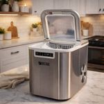 Máquina para Hacer Hielo 2.2 Litros de Acero Inoxidable