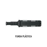 Cuchillo Táctico Negro de 8 Plg