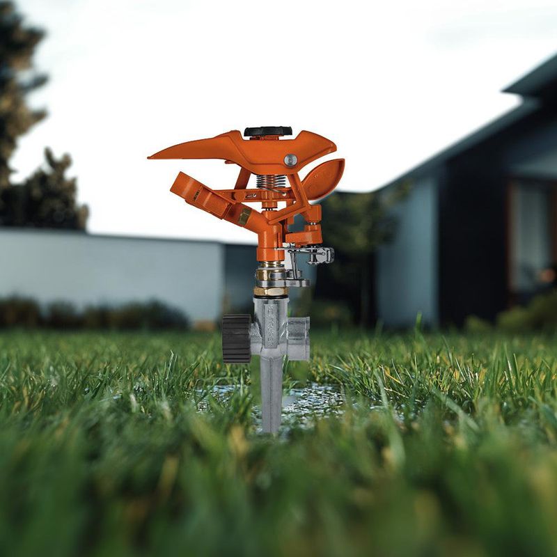 Aspersor Metálico de Pulsaciones 2 Vías