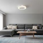 Ventilador de Techo LED Redondo Color Blanco