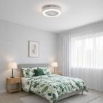 Ventilador de Techo LED Redondo Color Blanco