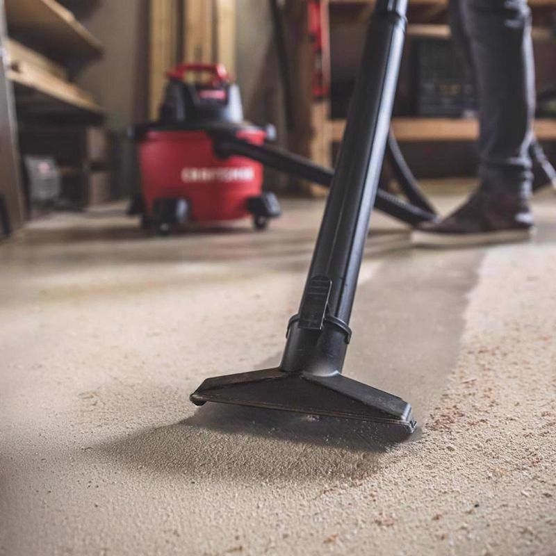 Aspiradora para Sólidos y Líquidos de 6 Gal 3.5 Hp con Ruedas