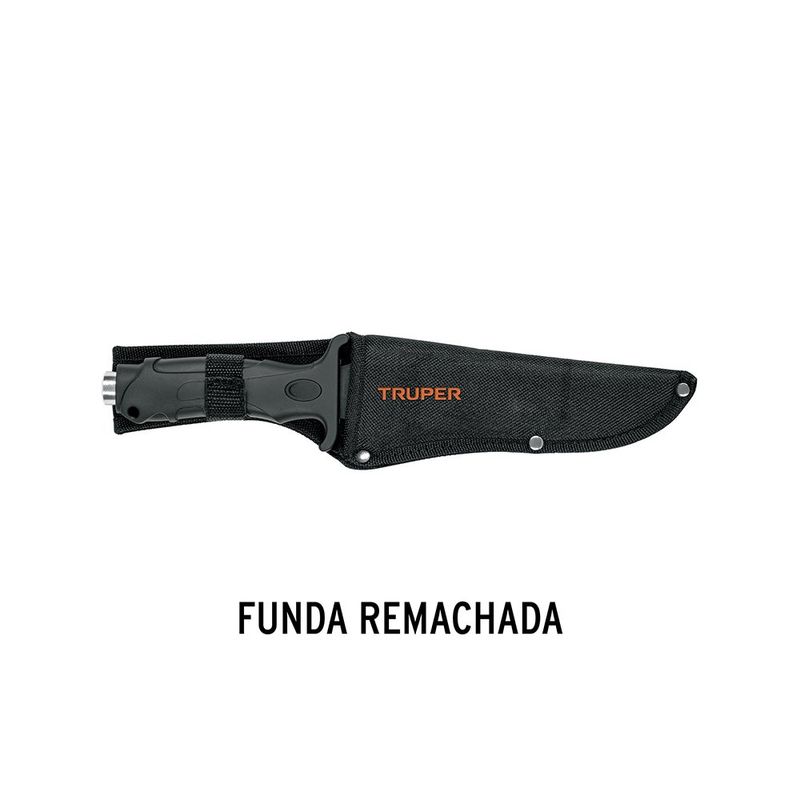 Cuchillo Táctico Negro de 12 Plg
