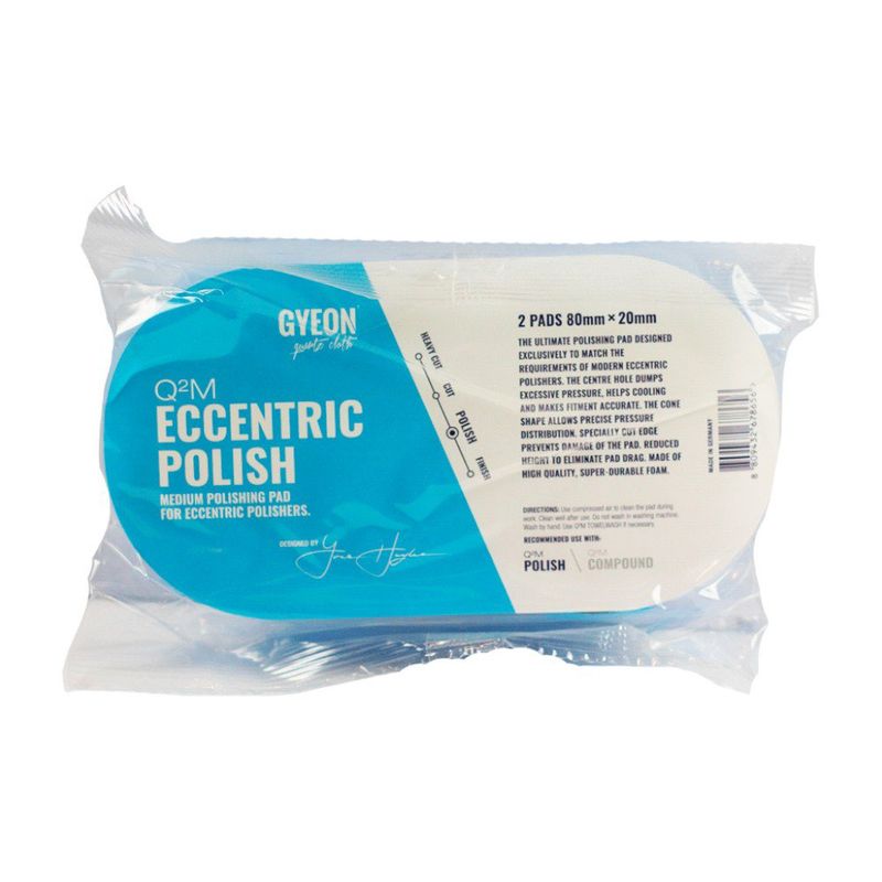 Pad para Pulido de Abrillantado Gyeon Q2M Eccentric Polish de 80 mm 2 Unidades