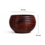 Maceta Bromelia Antique Rusty 26 x 24 Cm - Vassart