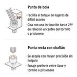 Llave Hexagonal Mixta con 25 Piezas