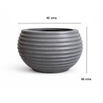 Maceta Bromelia Granit Piedra 42 x 48 Cm