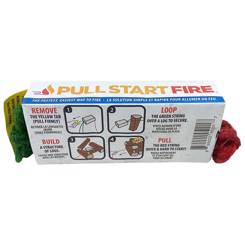 Iniciador de Fuego Pull Start Encendido en 5 Segundos 3 Unidades