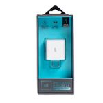 Cargador de Pared de Carga Rápida 20 W 3 A Doble Salida USB y Tipo C Color Blanco