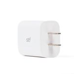 Cargador de Pared de Carga Rápida 20 W 3 A Doble Salida USB y Tipo C Color Blanco