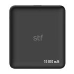 Batería Portátil 10000 mAh de Carga Rápida 22 W Doble Salida USB y Tipo C Color Negro