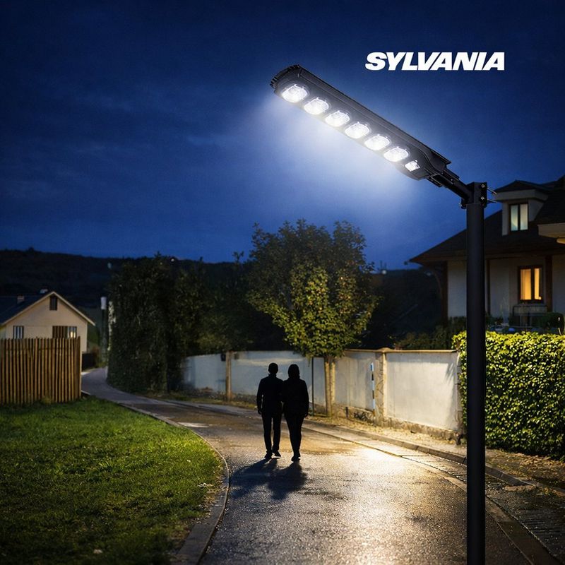 Lámpara Solar para Iluminación Exterior LED Tipo Street S300 Autonomía 8-12 Horas