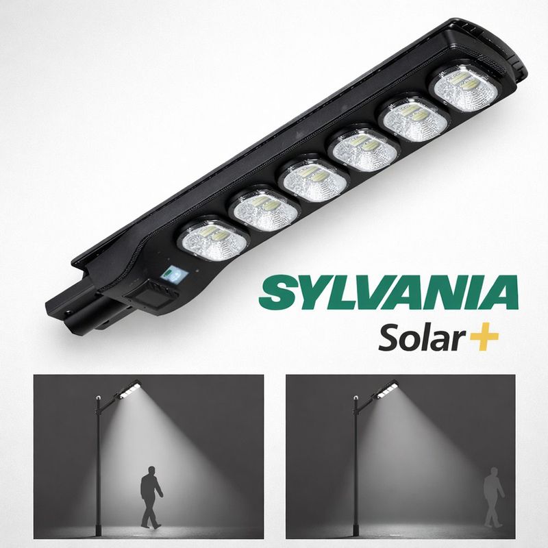 Lámpara Solar para Iluminación Exterior LED Tipo Street S300 Autonomía 8-12 Horas