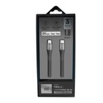 Cable de Carga Rápida Tipo C a Lightning 60 W de 1.8 m Color Negro