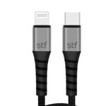 Cable de Carga Rápida Tipo C a Lightning 60 W de 1.8 m Color Negro