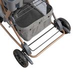 Carruaje, Cuna y Mecedor Genova Color Rose Gold