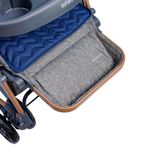 Carruaje, Cuna y Mecedor Genova Color Azul