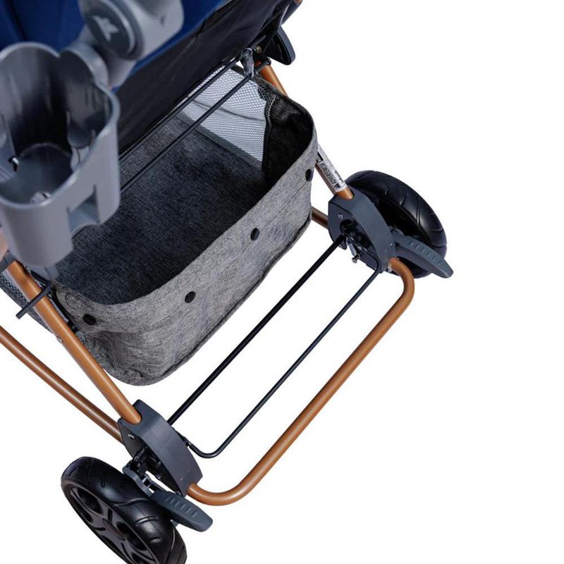 Carruaje, Cuna y Mecedor Genova Color Azul