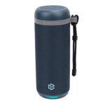 Bocina Inalámbrica Portátil Rise Bluetooth con Luz LED RGB de 2 plg Color Azul