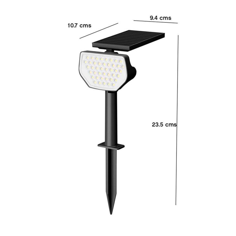 Lámpara Solar LED de 0.9W con Estaca Luz Cálida IP65