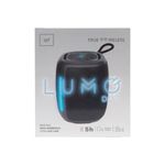 Bocina Inalámbrica Portátil Lumo Dot Bluetooth con Luz LED de 2.5 plg Color Negro