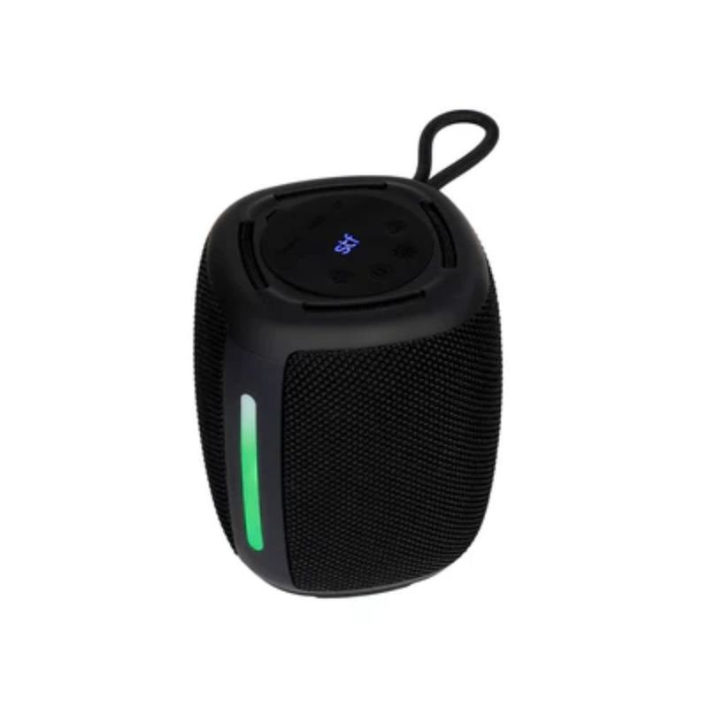 Bocina Inalámbrica Portátil Lumo Dot Bluetooth con Luz LED de 2.5 plg Color Negro