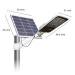 Lámpara Solar para Iluminación Exterior LED 60W Modelo S60 6200 Lúmenes