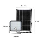 Reflector Solar para Exteriores LED de 5W Luz Fría