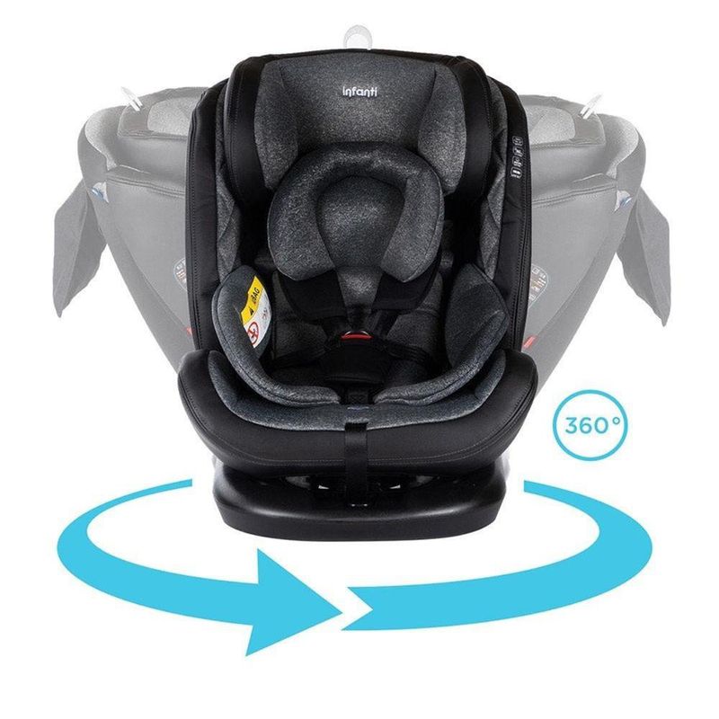 Silla de Seguridad para Carro I-Giro 360° Dark