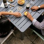 Mesa Extensible Idaho Color Gris de 1.80 a 2.40 Metros