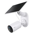 Cámara de Seguridad Exterior C410 KIT WiFi 2K de Panel Solar Visión Nocturna Color Blanco