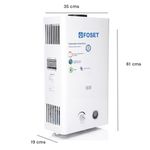 Calentador de Paso a Gas Foset 13 Lts/min
