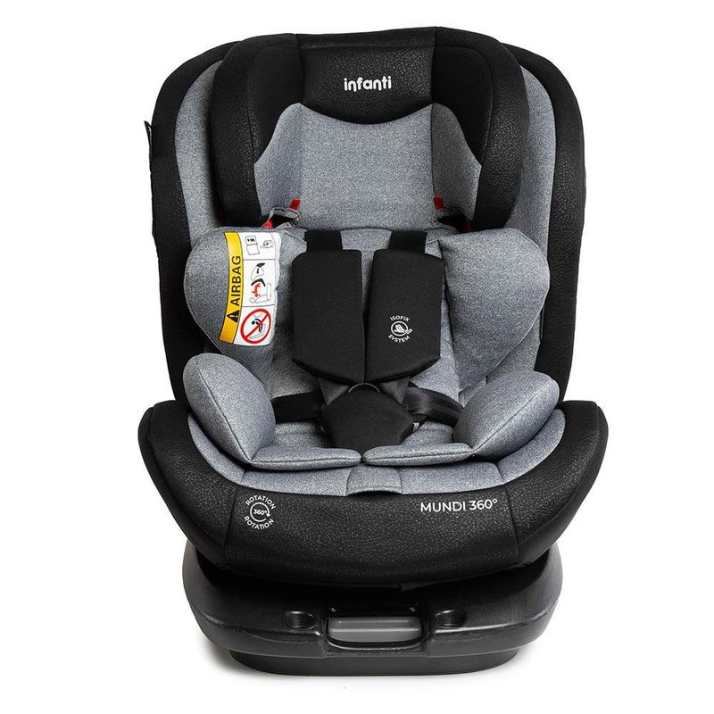 Silla para Carro Convertible Mundi 360° Color Gris