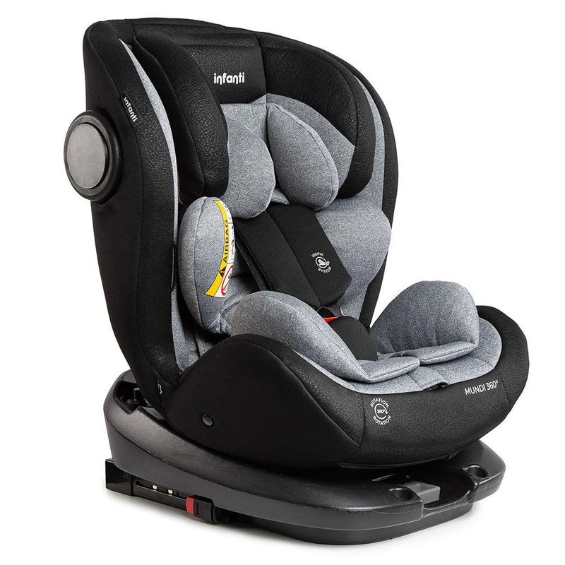 Silla para Carro Convertible Mundi 360° Color Gris
