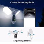 Cámara de Seguridad Exterior C720 WiFi 2K con Reflector LED Visión Nocturna Color Blanco