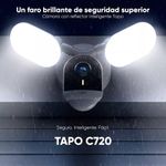 Cámara de Seguridad Exterior C720 WiFi 2K con Reflector LED Visión Nocturna Color Blanco