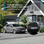 Cámara de Seguridad Exterior C660 KIT WiFi 4K PanTilt con Panel Solar Visión Nocturna Color Blanco