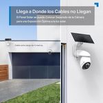 Cámara de Seguridad Exterior C660 KIT WiFi 4K PanTilt con Panel Solar Visión Nocturna Color Blanco