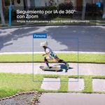 Cámara de Seguridad Exterior C660 KIT WiFi 4K PanTilt con Panel Solar Visión Nocturna Color Blanco