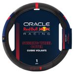 Set de 3 Piezas Cubre Volante y Cubre Cinturón Negro Red Bull Racing MV1