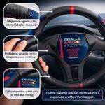 Set de 3 Piezas Cubre Volante y Cubre Cinturón Negro Red Bull Racing MV1