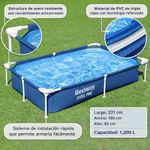 Piscina Splash de 2.21x1.50x0.43 Metros