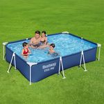 Piscina Steel Pro con Bomba y Filtro de 3x2x0.66 Metros