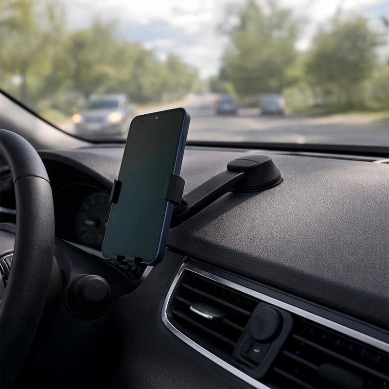 Soporte para Celular con Cargador Inalámbrico para Auto