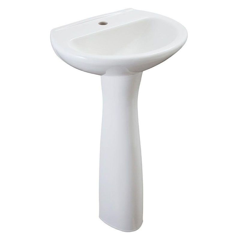 Lavamanos con Pedestal Ecoline Blanco