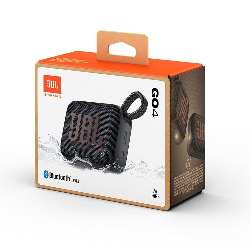 Bocina Portátil con Bluetooth Jbl Go 4 Color Negro